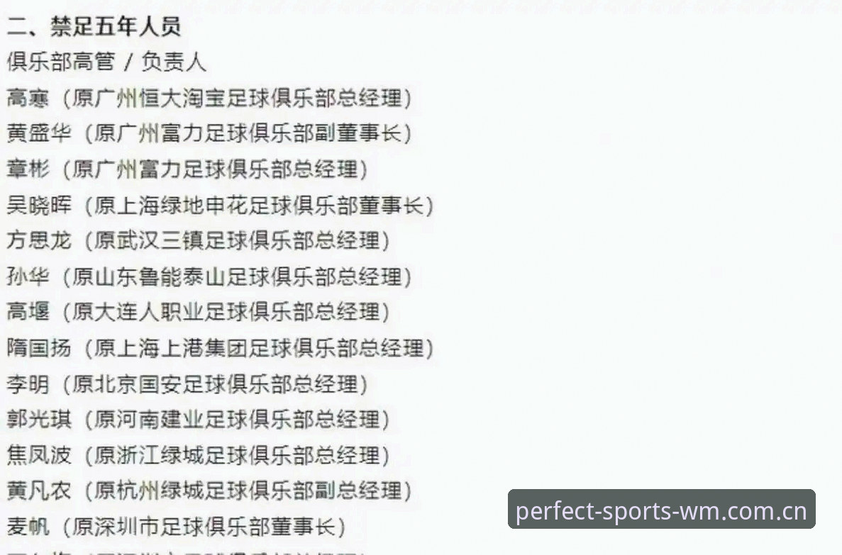 足协第三批禁足名单实用指南：从处罚力度看职业足球反腐趋势
